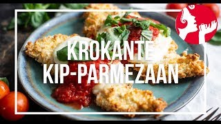 Krokante KipParmezaan  OhMyFoodness [upl. by Trebo]