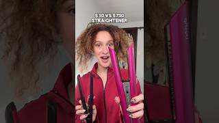 30 VS 730 HAIR STRAIGHTENERS curlytostraight hairstraightening [upl. by Ahsratan]