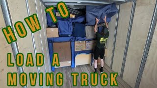 How to Properly amp Professionally Load a Truck or Trailer for Moving  Tips From Professional Movers [upl. by Lona]