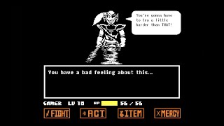 Strategy Guide Undertale Boss Battle Undyne The Undying Genocide [upl. by Airam]