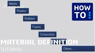 Material Definition  3DEXPERIENCE Platform Tutorial [upl. by Haroldson]