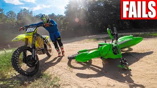 Dirt Bike FAILS  Crashes  Squid Moments of 2020 [upl. by Pearlman]