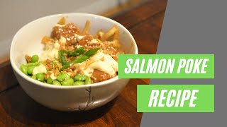 EASY Salmon Poke Recipe [upl. by Netsrijk]