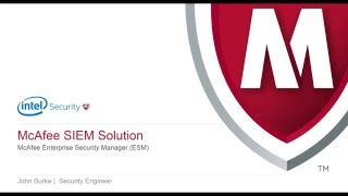 Intel Security SIEM webinar [upl. by Lombardo669]