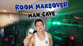 Justin de Dios Room Makeover by Yani  MAN CAVE design [upl. by Ahker]