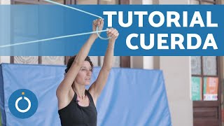 Ejercicios básicos con CUERDA en GIMNASIA RÍTMICA [upl. by Nyrahs]