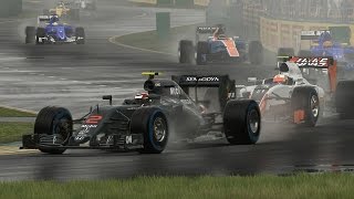 第1戦 決勝 F1 2016 本物志向の方へ オーストラリア編 [upl. by Neema707]