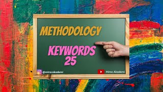 25 MethodologyKeywords İNGİLİZCE ÖABT [upl. by Oicnevuj1]