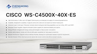 CiscoCatalyst 4500X SwitchWSC4500X40XES on sale [upl. by Anuska]