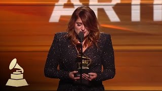 Meghan Trainor  Best New Artist  58th GRAMMYs [upl. by Aliehc]