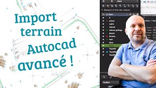 TIPS DEXPERT SKETCHUP Import de terrain Autocad sans altitude [upl. by Daryl640]