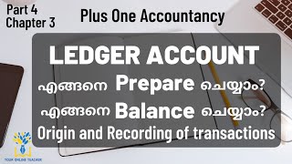 HOW TO PREPARE LEDGERPLUS ONE ACCOUNTANCY IN MALAYALAM2019 [upl. by Ayotol]