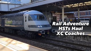 Rail Adventure HSTs Haul Cross Country Coaches For Scrap From Laira Depot With Tones 1314102023 [upl. by Nyllewell403]