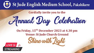 Annual Day Celebration  St Jude English Medium School Pakshikere  15 December 2023  430 PM [upl. by Del533]