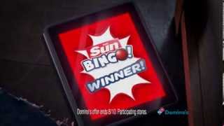 Sun Bingo  Dominos Pizza Promotion [upl. by Meeker]