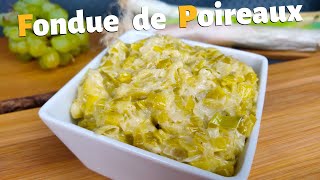 FONDUE DE POIREAUX Recette Facile et Rapide  Nice2MeatU [upl. by Anihcak]