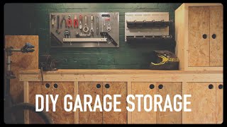 GARAGE STORAGE IDEAS for Cheap DIY amp MTB Workshop Ideas [upl. by Reamy]