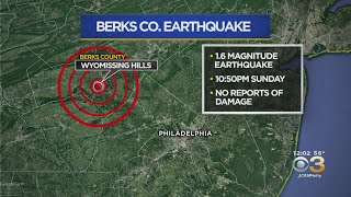 Small Earthquake Shakes Parts Of Pennsylvania [upl. by Niel]