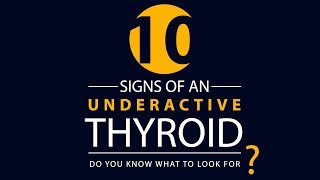 10 Signs of an UNDERACTIVE Thyroid [upl. by York]