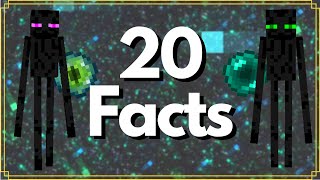 Minecraft 20 Awesome Enderman Facts [upl. by Noevad]