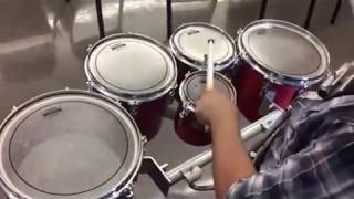 quotJunglequot Drumline Cadence For High School Marching Band [upl. by Emil]