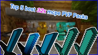 TOP 5 MCPE 32x PvP Texture Packs FPS FRIENDLY MCPE Windows 10 116 [upl. by Nil]