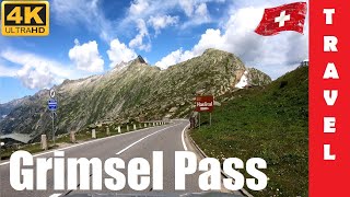 Driving in Switzerland 4 Grimsel Pass From Gletsch to Innertkirchen  4K 60fps [upl. by Nottage306]