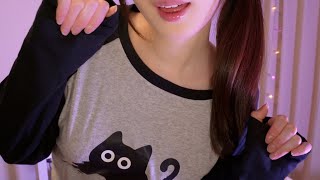 ASMR Japanese Onomatopoeia Trigger Words for Deep Sleep😪💤 hand movements cupped whispers [upl. by Sadella]