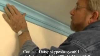 How to install polystyrene cornice [upl. by Ellivnarg]