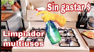 COMO HACER LIMPIADOR CASERO MULTIUSOS CON 2 INGREDIENTES [upl. by Bohlin718]