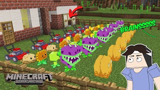 Plants VS Zombie Apocalypse  Minecraft PE [upl. by Newton]