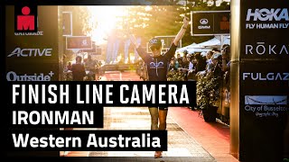 2023 IRONMAN Western Australia  Finish Line Camera [upl. by Netsrik626]