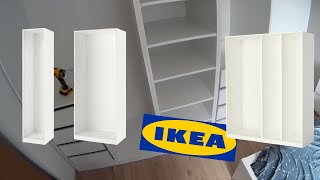 IKEA PAX assembling wardrobe box furniture  montage caisson [upl. by Len918]