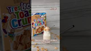 Cinnamon Toast Crunch Milkshake 🍞🥛🥣 cereal milkshake foodreview icecream [upl. by Walsh]