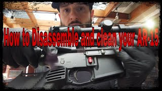 How dissemble and clean your AR15  Daniel Defense DDM4v7 [upl. by Anigriv]