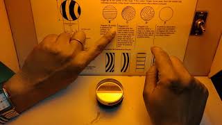 Demonstration of surface inspection using optical flat [upl. by Einnok423]