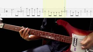 Bass TAB  With A Little Help From My Friends  The Beatles [upl. by Soph104]