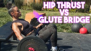 Hip Thrust VS Glute Bridge  Which is more effective [upl. by Iridissa]