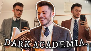 i tried the dark academia aesthetic for a week fashion books music and activities [upl. by Anivol]