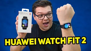 INCRÍVEL Huawei Watch FIT 2  Melhorou MUITO Análise Completa [upl. by Coralie]