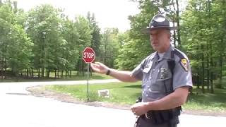 How to stop at a stop sign [upl. by Howenstein]