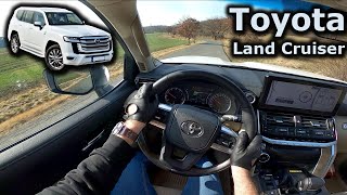 2022 Toyota Land Cruiser 300  POV test drive [upl. by Oinotnaocram869]