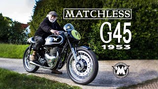 Matchless G45 1953  Original Race Bike [upl. by Blackington]