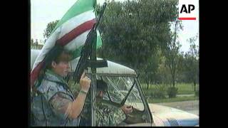 Chechnya  Russian troops pull out of Grozny [upl. by Yztim]