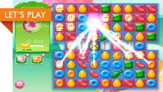 Lets Play  Candy Crush Jelly Saga iOS Level 1  25 [upl. by Manheim]