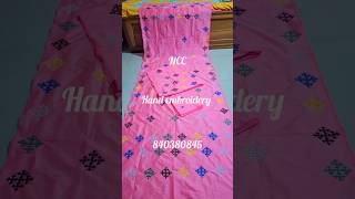 Hand Embroidery kora mekhela sador val lagile order koribo pariboshorts shortvideo embroidery [upl. by Leeban]