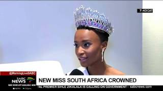 Zozibini Tunzi crowned Miss South Africa 2019 [upl. by Groves]