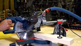 Bosch GCM800SJ Sliding Mitre Saw  from Toolstop [upl. by Leimaj]