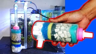 DIY Aquarium Filter  Using internal power head and external filter media [upl. by Schnurr]