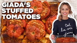 Giada De Laurentiis Stuffed Tomatoes  Giada At Home  Food Network [upl. by Illek]